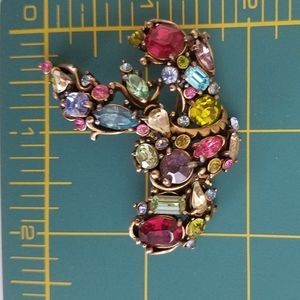 Vintage brooch and earrings